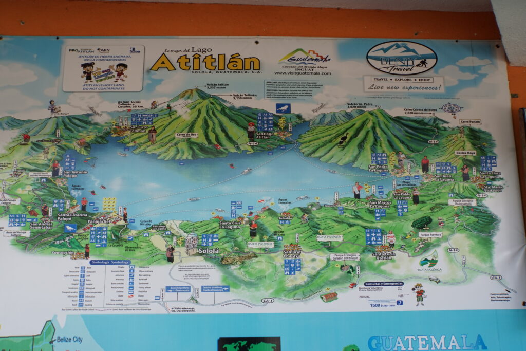 Lake Atitlan Map