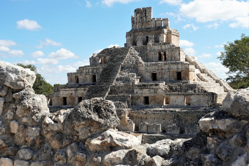 Temple of the Five Storeys viewed from house of the Moon