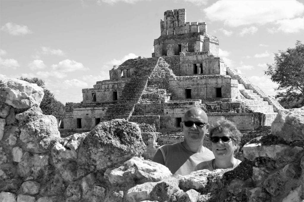 Temple of the Five Storeys selfie