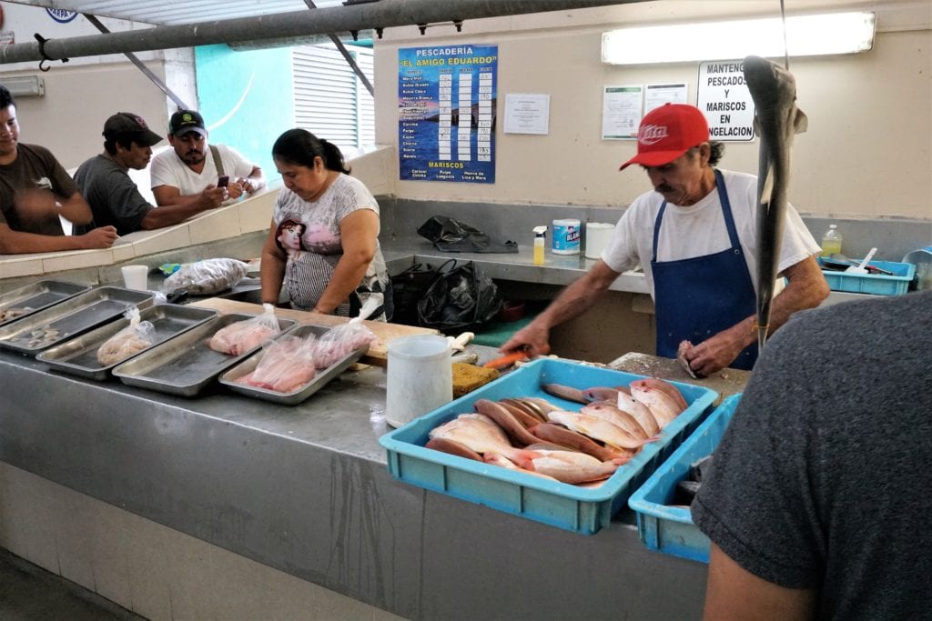 Fish market Progreso