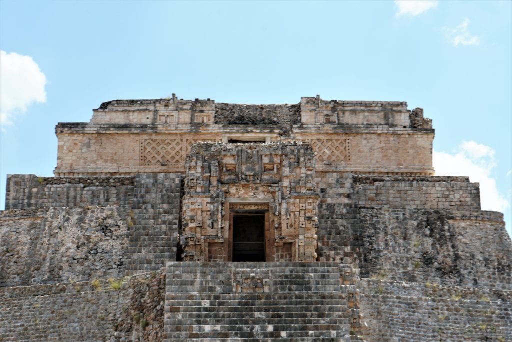 Top view of Magicians Pyramid Uxmal