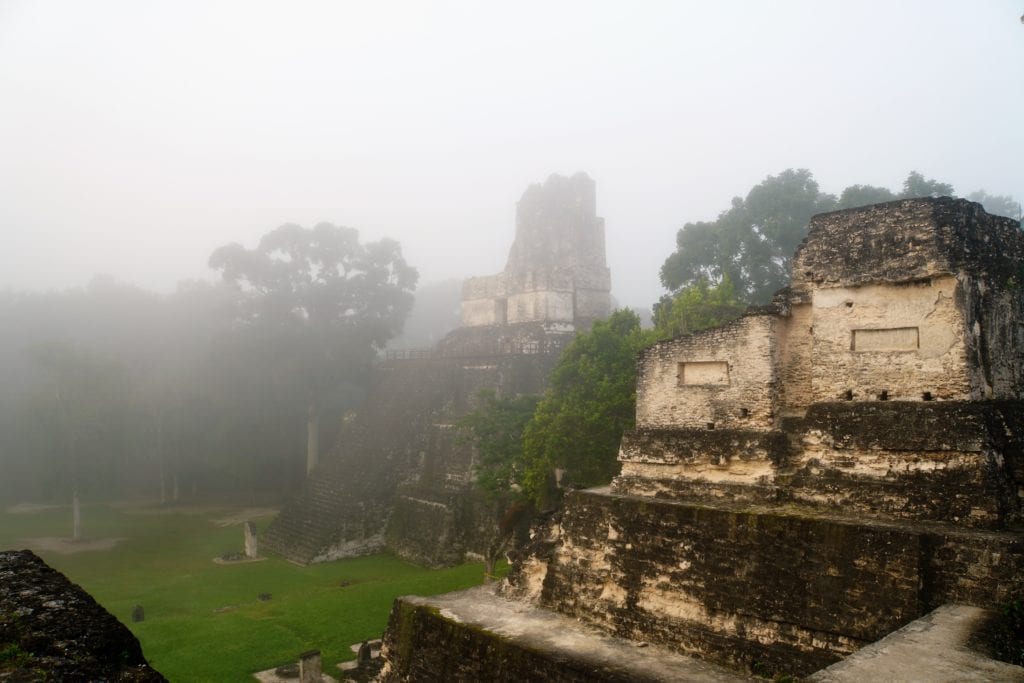 Temple I viewed from Maler's Palace