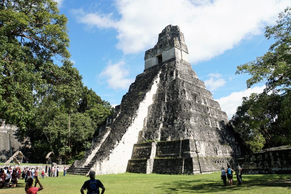 Temple I viewed from Great Plaza