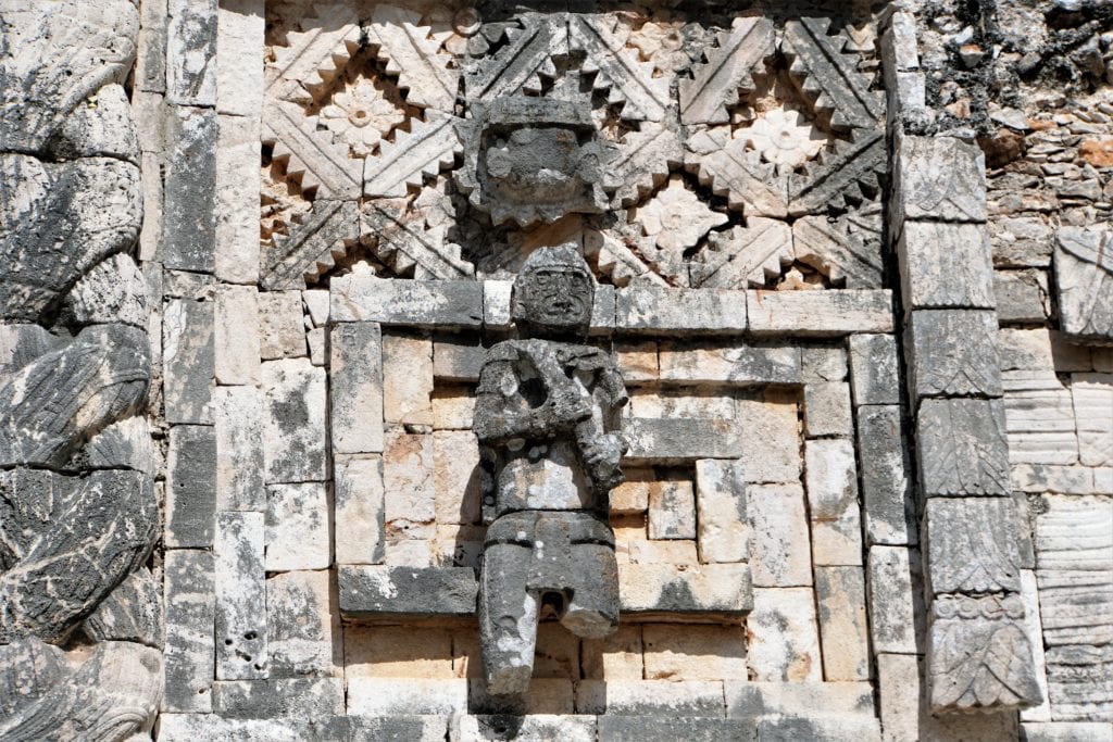 figure displayed on Nunnery structures at Uxmal