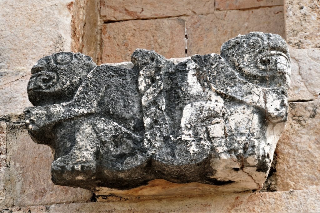 figures displayed on Nunnery structures at Uxmal