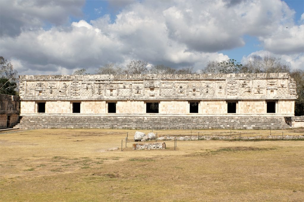 East building viewed from center of Nunnery at Uxmal