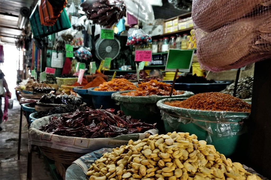 Veracruz Mercado vender spices