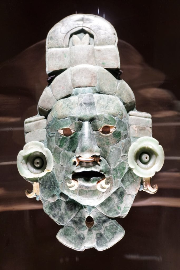 Calakmul jade mask