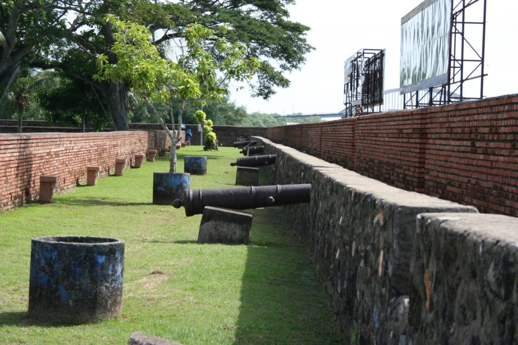 Canons at Kedah Fort Alor Setar