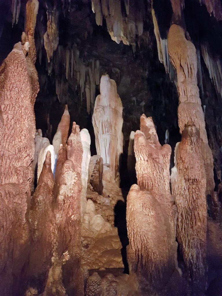 Khao Wang Thong Cave stalagmites