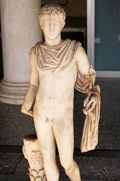 Ancient Agora museum statue