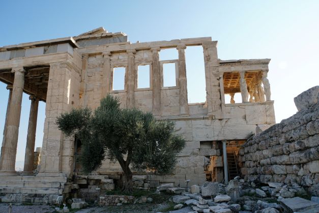 Back view of Erechtheum