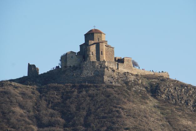 Jvari Monastery viewed from Mtskheta