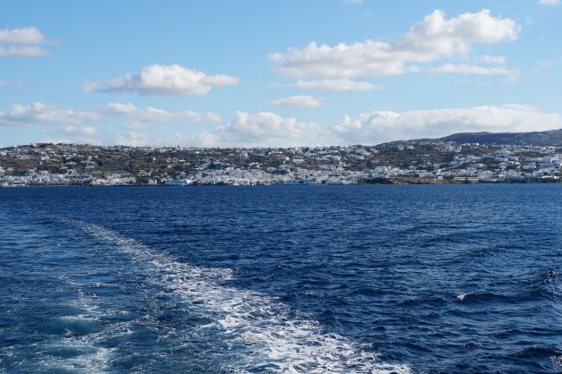 Leaving Mykonos to Delos