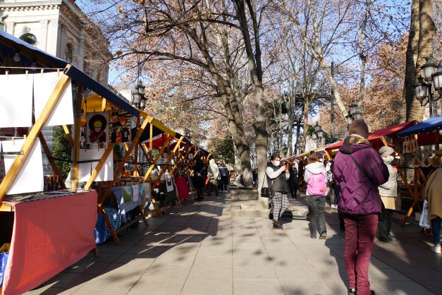 Weekend Market main street Tbilisi