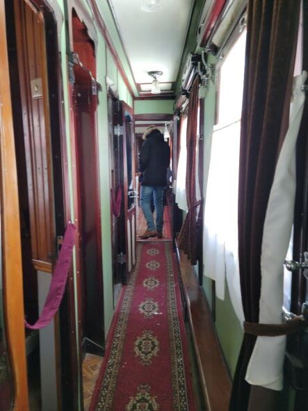 Inside Stalin's Private coach at Gori Stalin Museum