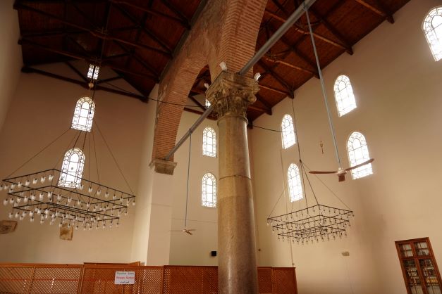 Interior of İsa Bey Mosque in Selcuk