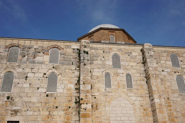 Outside wall at İsa Bey Mosque in Selcuk