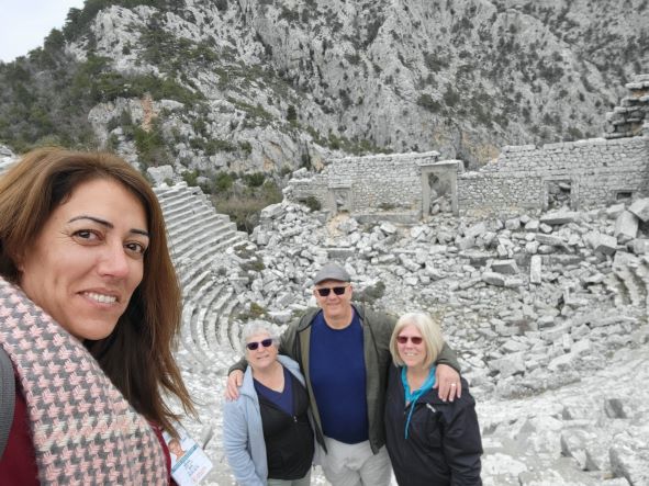 Meral our guide with ITT Group Turkey