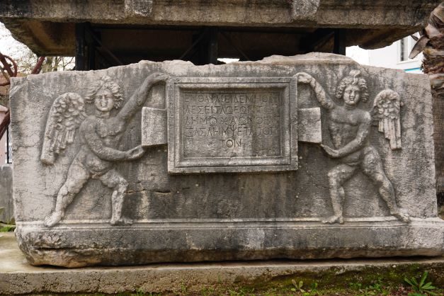 Ancient tomb at Fethiye museum