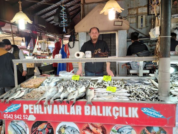 Fish market in Fethiye