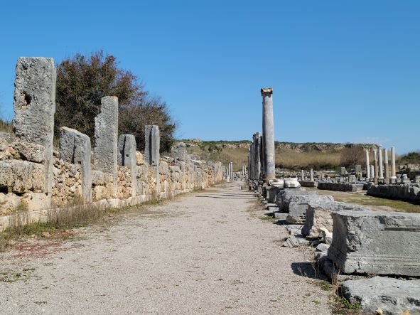 Colonnaded street at Perge