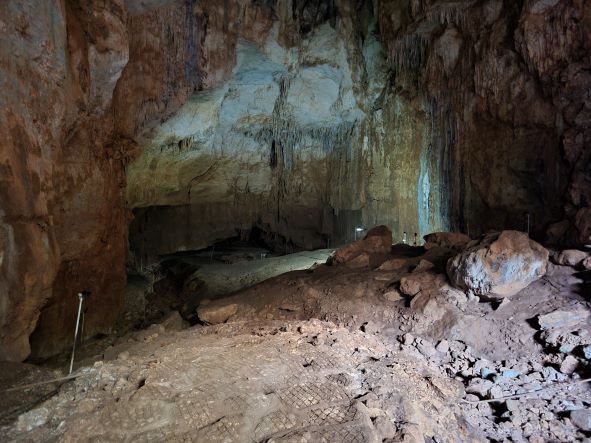 Inside Cave Heaven sinkhole