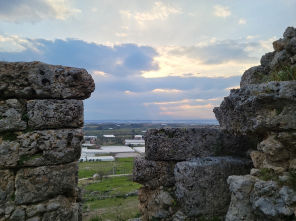 Looking out from Ruins of Sillyon