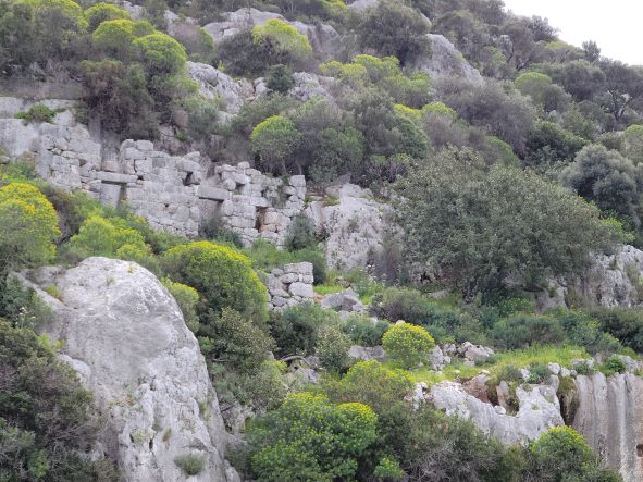 Old buildings located on Kekova