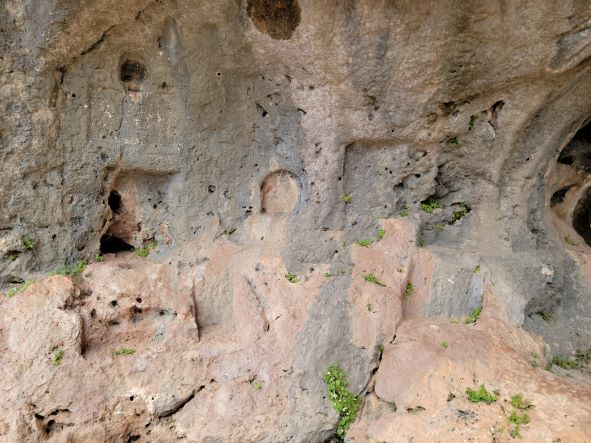 Outside entrance to Karain cave