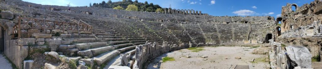 Pan view Perge Theater