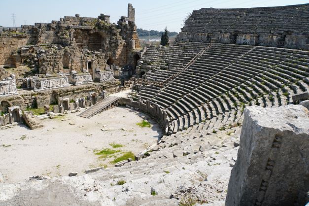 Perge Theater front view