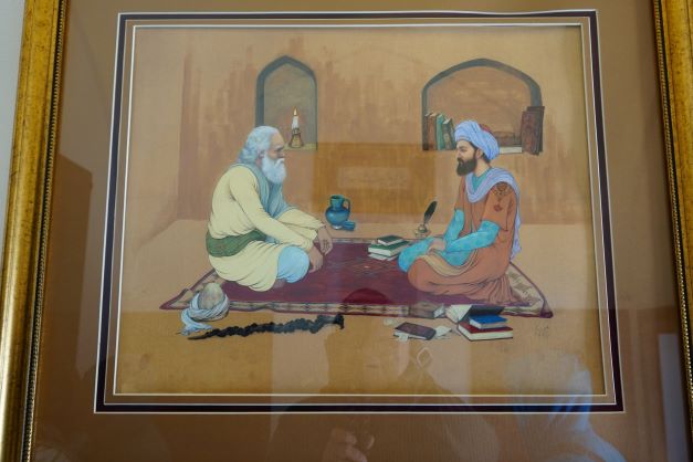 Picture of Rumi and Shams of Tabriz