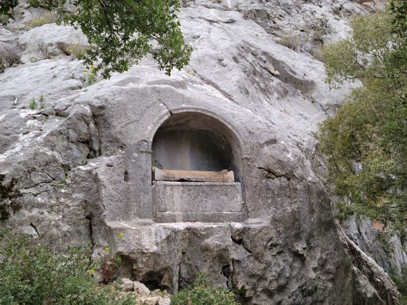 Rock cut tomb