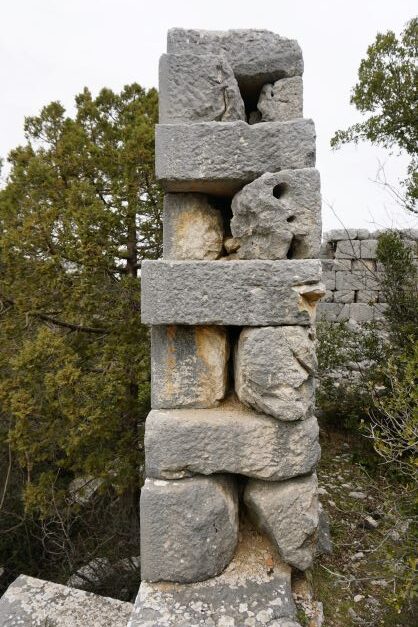 Rock wall at Termessos