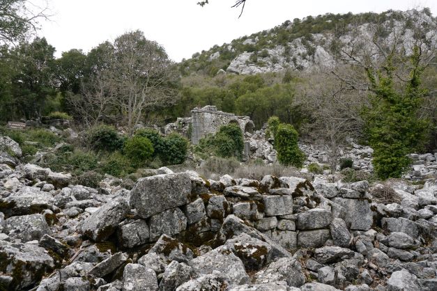 Ruins scattered at Termessos