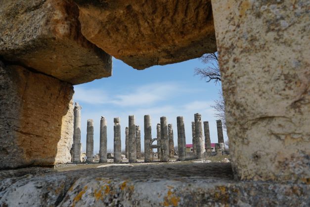 Zeus temple ruins at Uzuncaburc