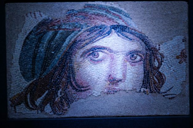 gypsy girl mosaic