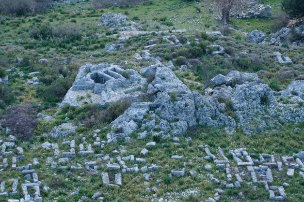 looking down Ruins of Sillyon