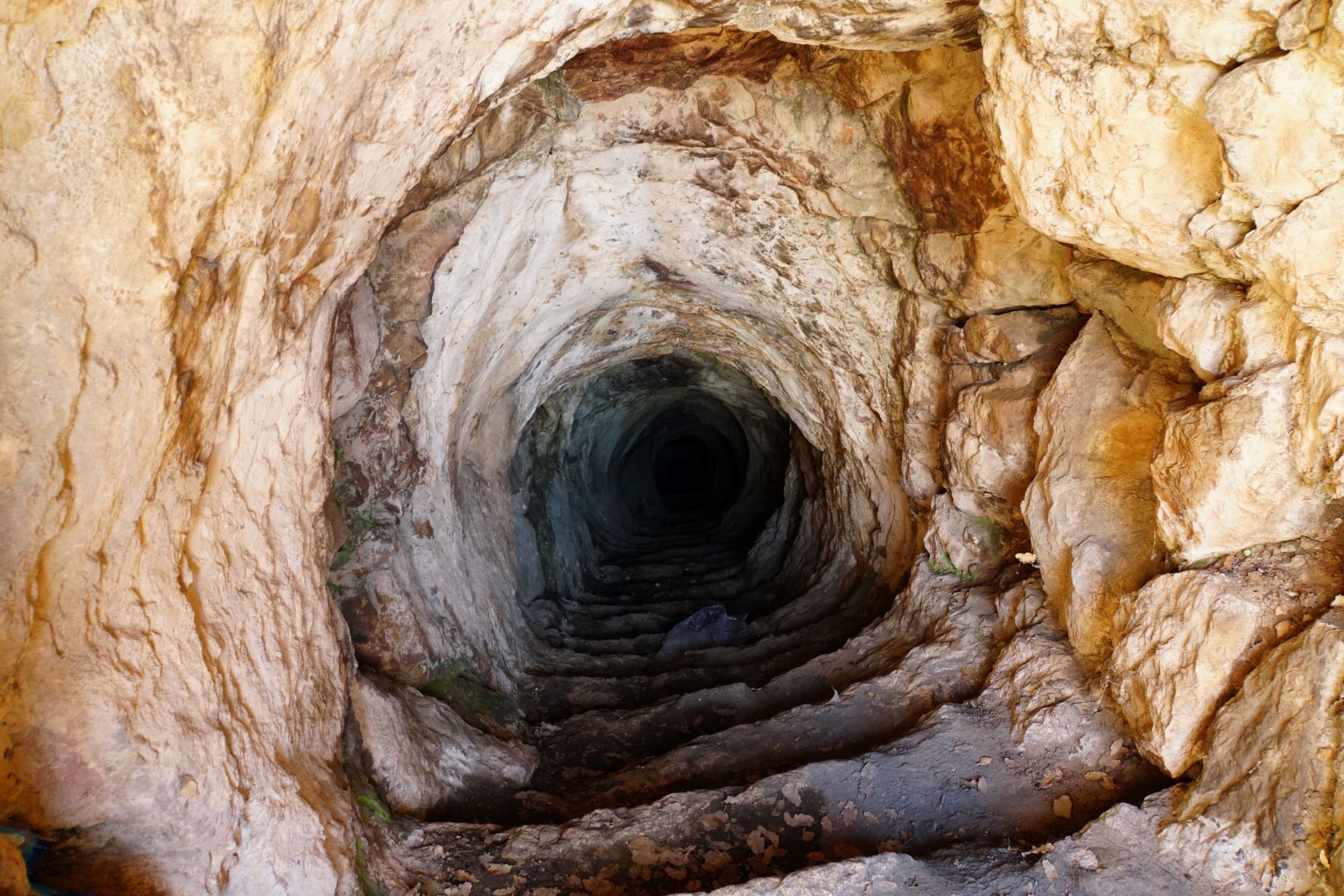 The Great Cult Inscription cave entrance